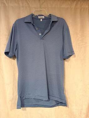 Peter Millar Summer Comfort Striped Performance Polo Shirt, Size S